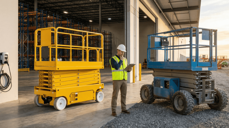Electric vs Diesel Scissor Lifts